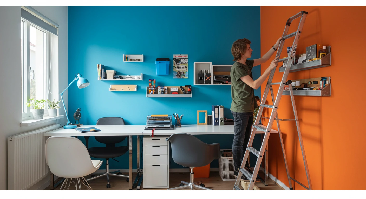 Pessoa aplicando solução criativa no dia a dia